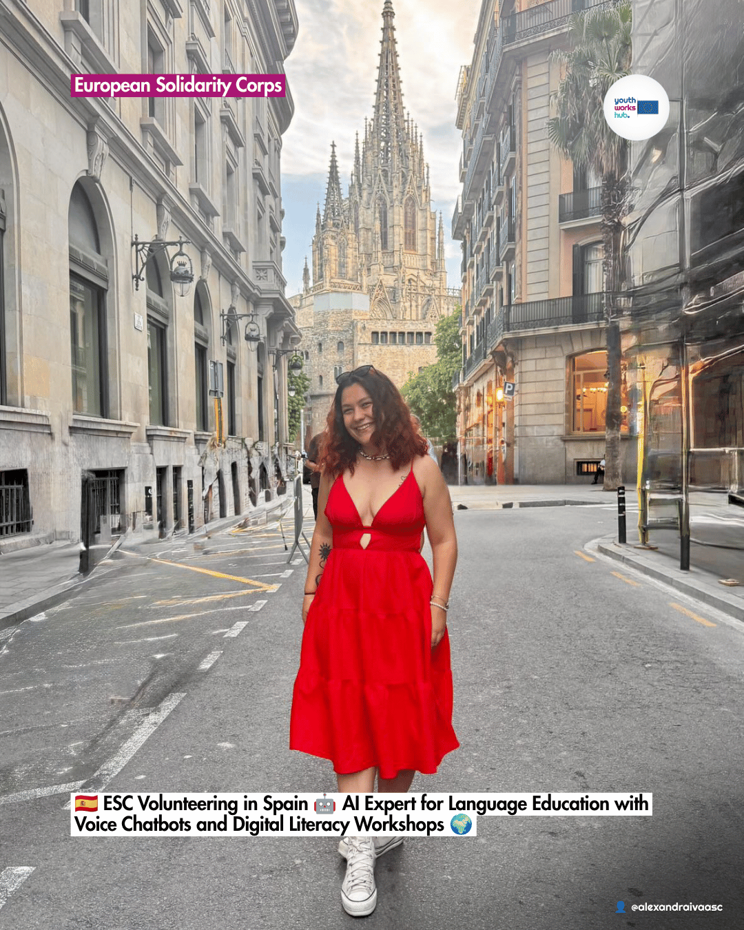 🇪🇸 ESC Volunteering in Spain 🤖 AI Expert for Language Education with Voice Chatbots and Digital Literacy Workshops 🌍