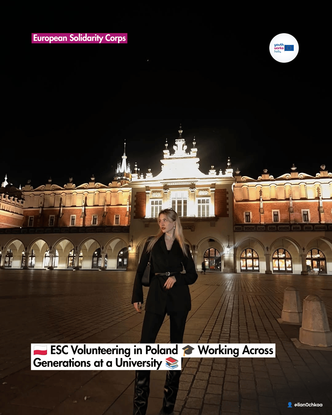 🇵🇱 ESC Volunteering in Poland 🎓 Working Across Generations at a University 📚