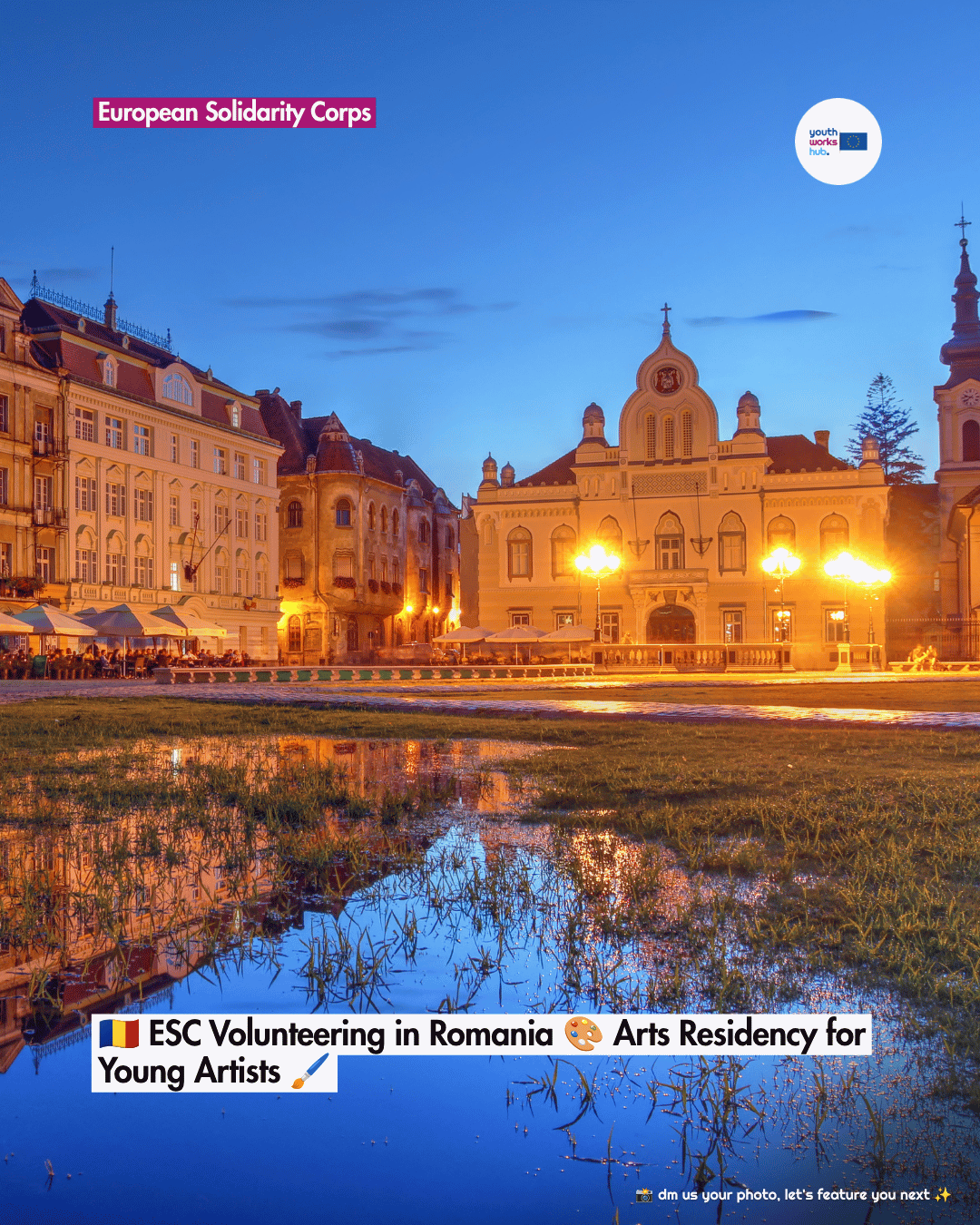 🇷🇴 ESC Volunteering in Romania 🎨 Arts Residency for Young Artists 🖌️