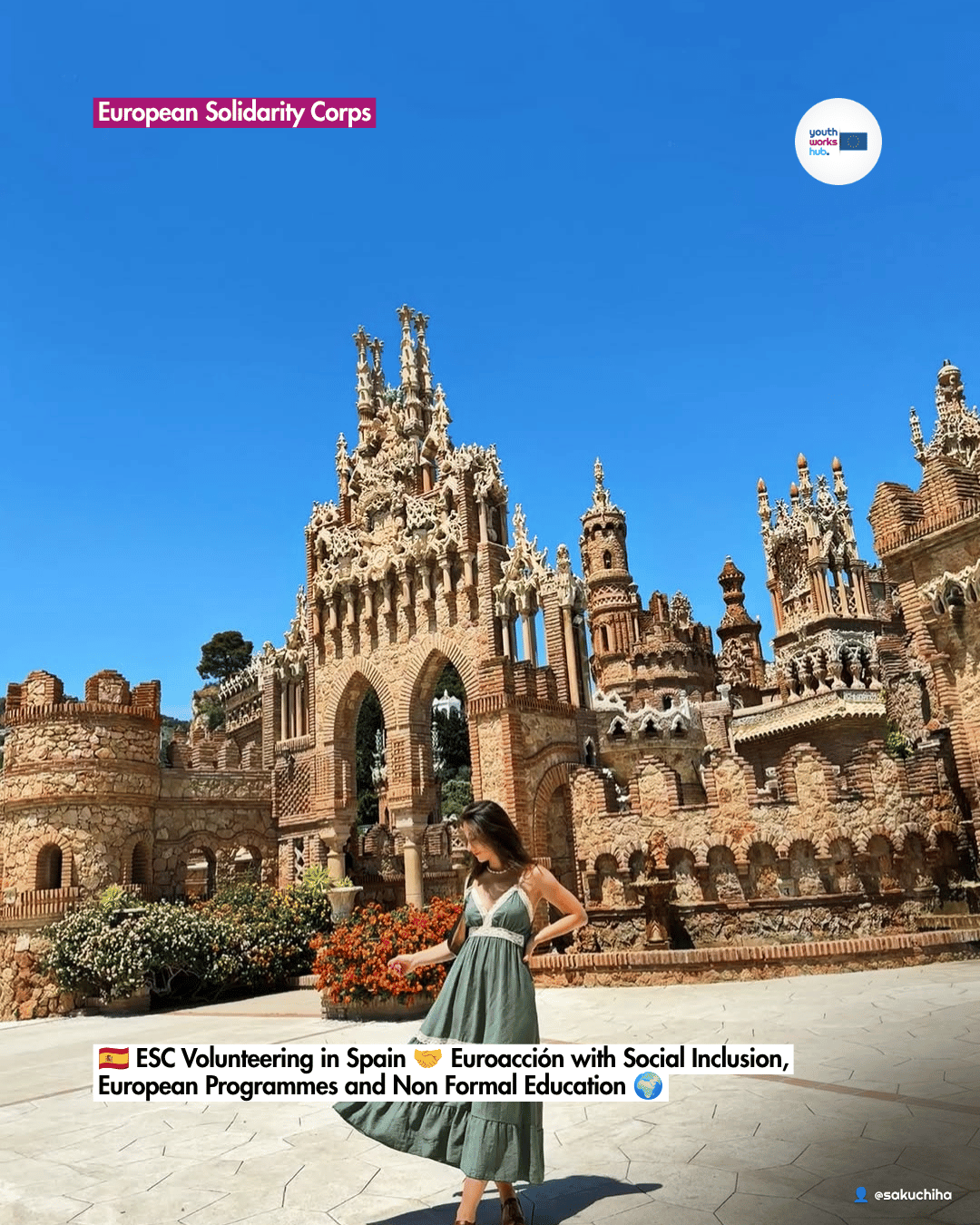 🇪🇸 ESC Volunteering in Spain 🤝 Euroacción with Social Inclusion, European Programmes and Non Formal Education 🌍