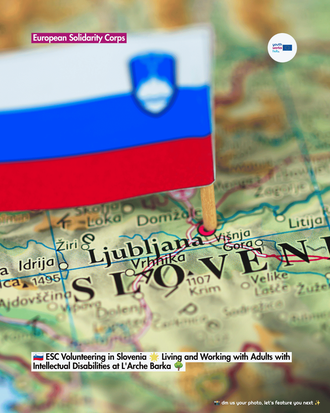 🇸🇮 ESC Volunteering in Slovenia 🌟 Living and Working with Adults with Intellectual Disabilities at L'Arche Barka 🌳