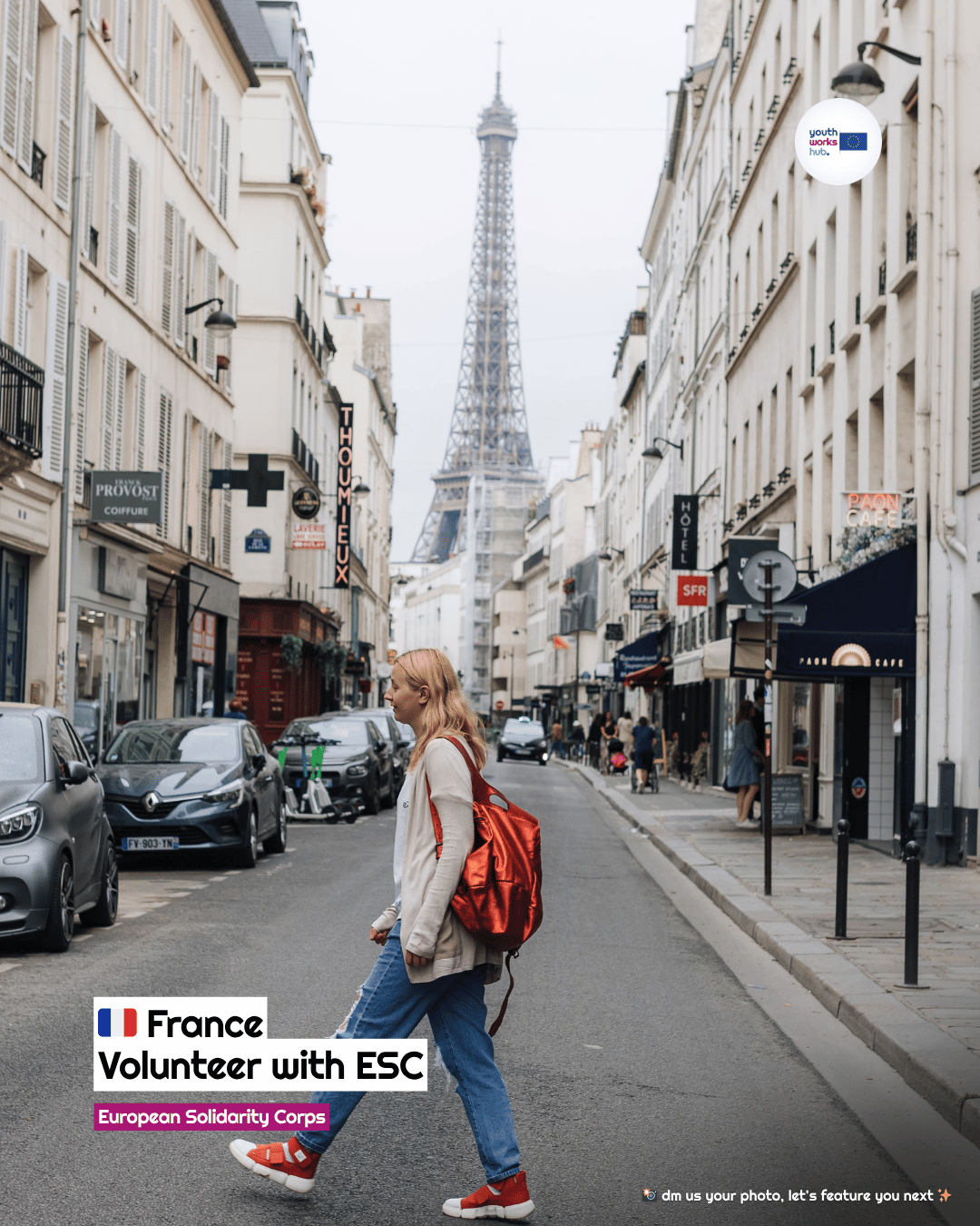 🇫🇷 ESC Volunteering in France 🇪🇺 Ambassador of Europe — Mobility Awareness Workshops in Schools 🎓