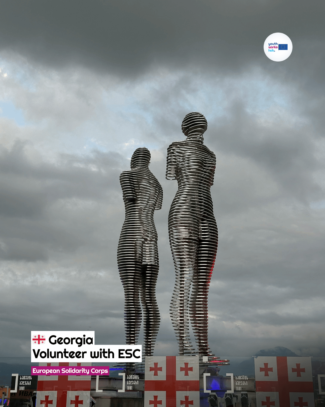 🇬🇪 ESC Volunteering in Georgia 📱 Communication, Social Media & Fundraising for IDP Communities in Tserovani 🎯