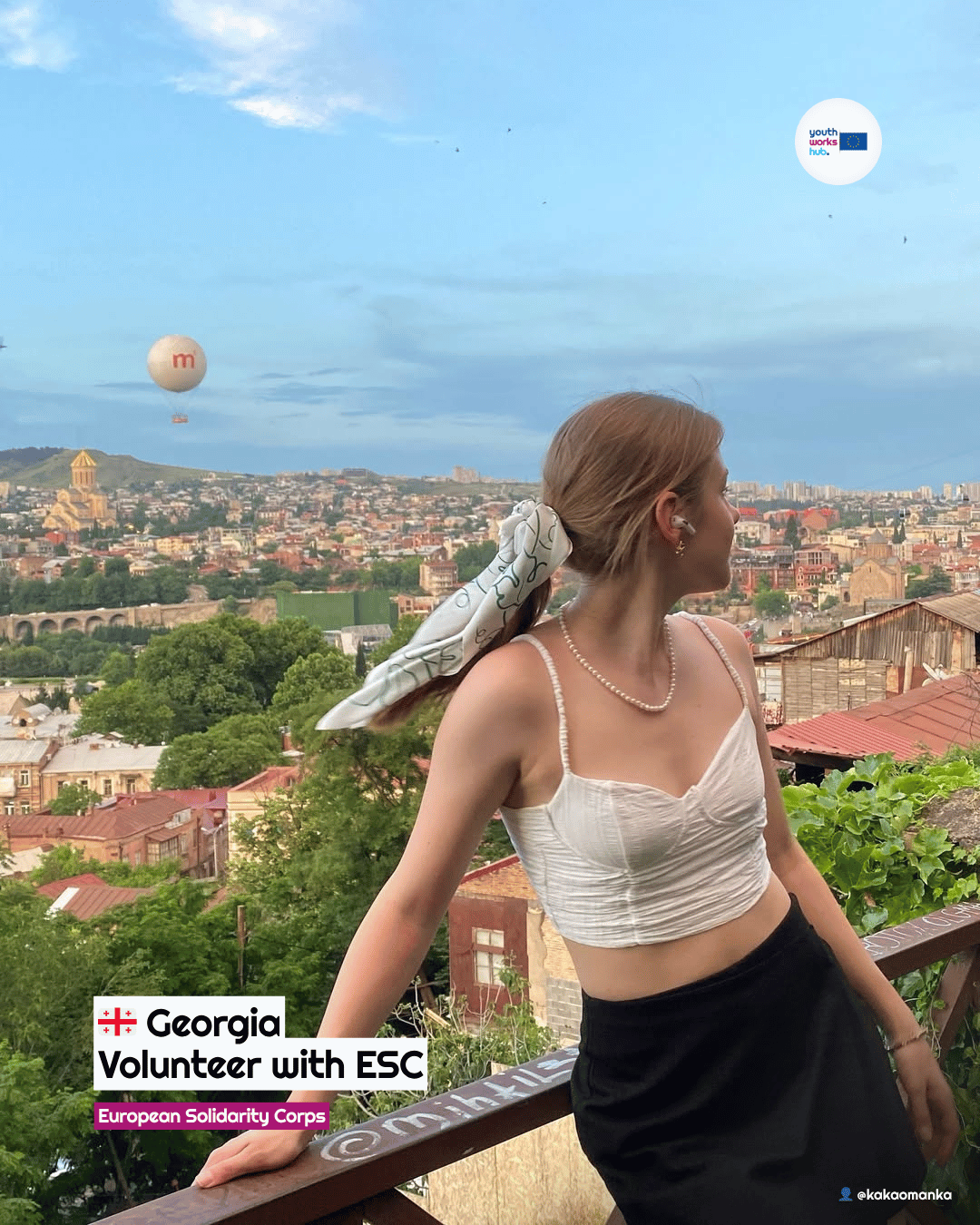 🇬🇪 ESC Volunteering in Georgia 💻 Digital Skills Instructor for IDP Youth in Tserovani 🌄