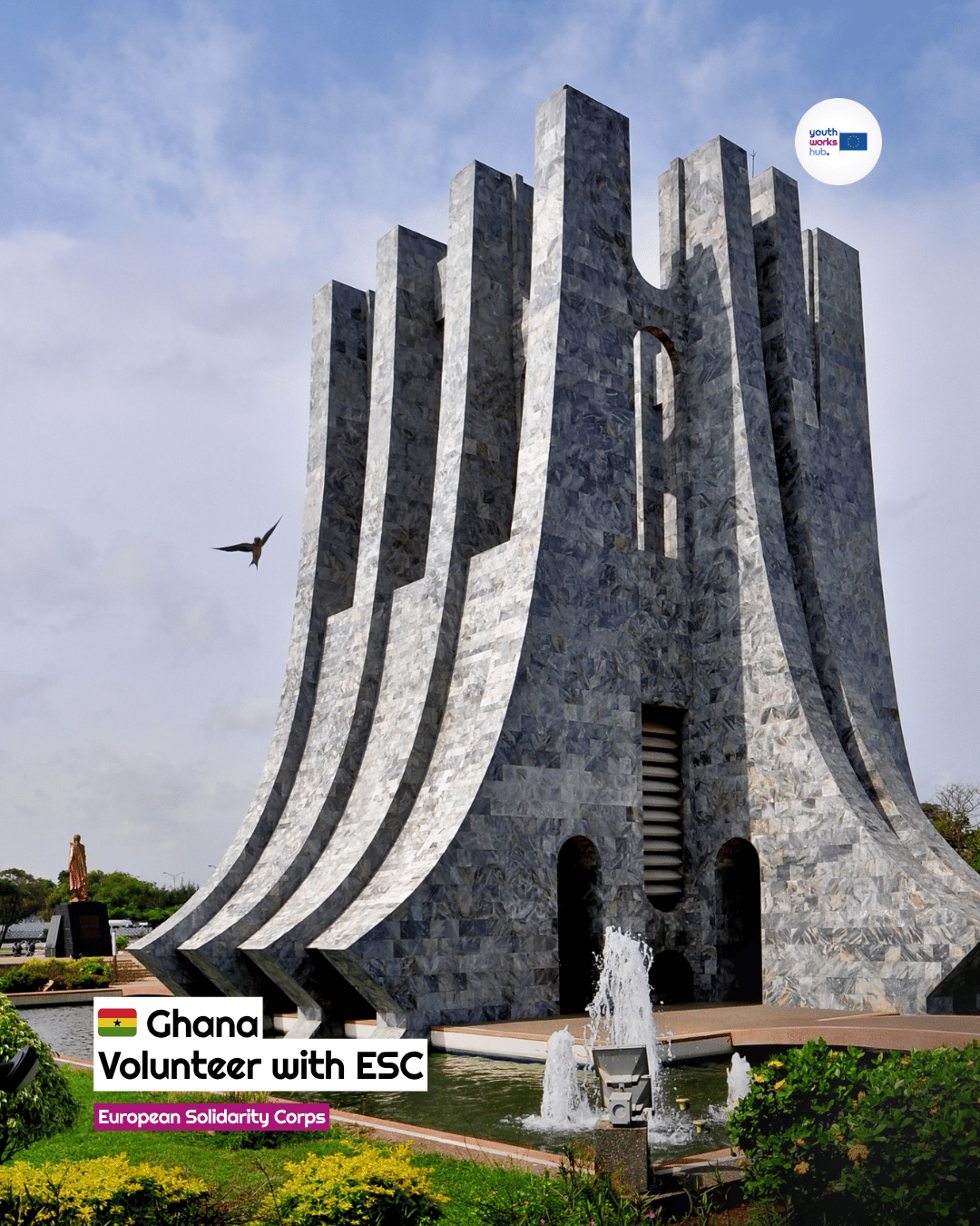 🇬🇭 ESC Volunteering in Ghana 📊 Monitoring, Evaluation & Learning Volunteer with GDCA 📈