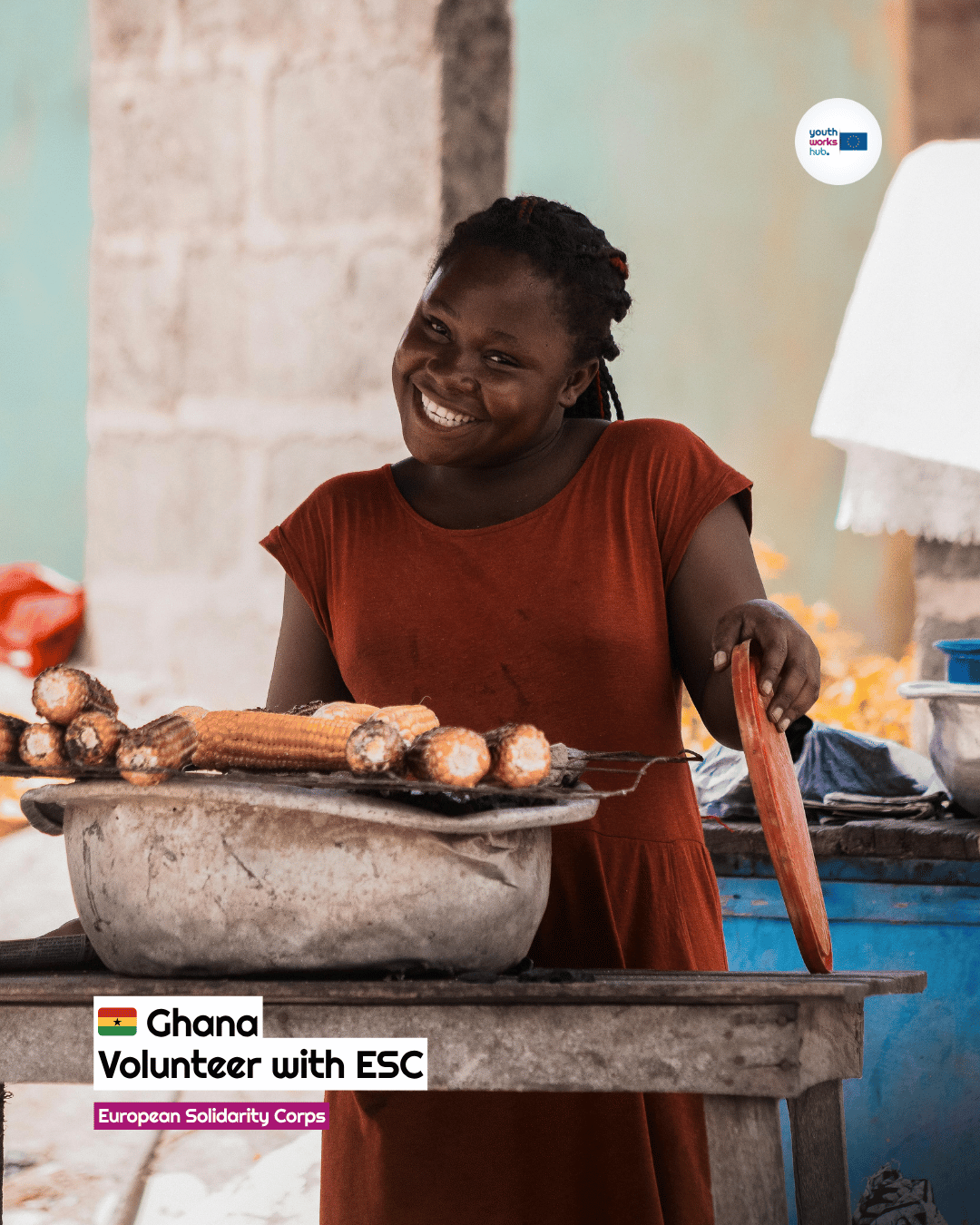 🇬🇭 ESC Volunteering in Ghana 🌍 Climate Change Resilience & Preparedness with GDCA 🌱