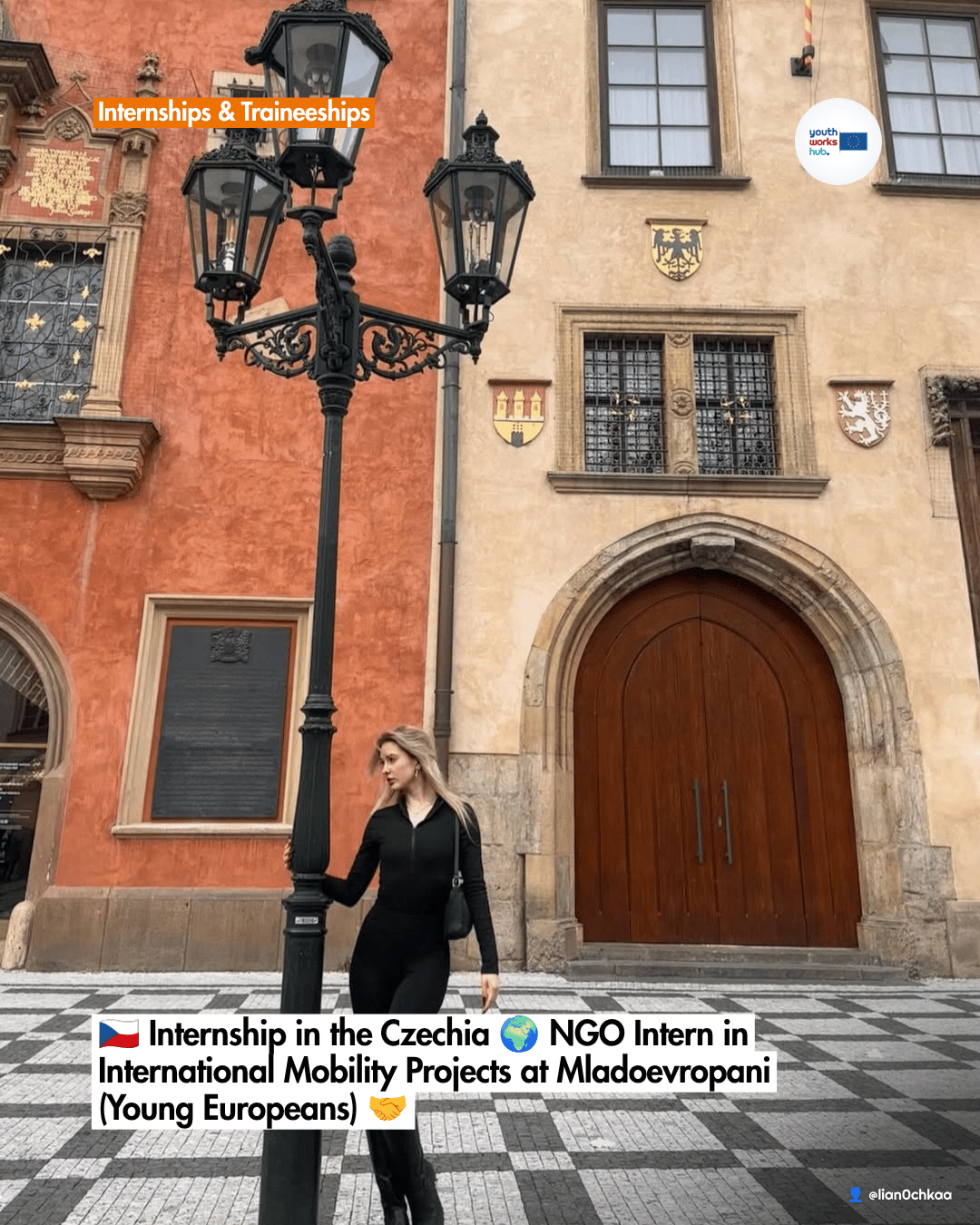 🇨🇿 Internship in the Czechia 🌍 NGO Intern in International Mobility Projects at Mladoevropani (Young Europeans) 🤝