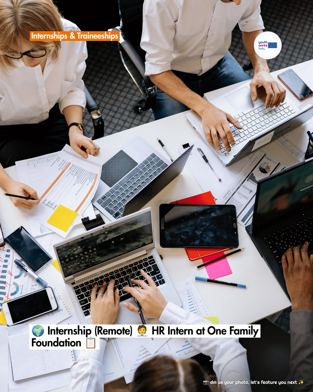 🌍 Internship (Remote) 🧑‍💼 HR Intern at One Family Foundation 📋