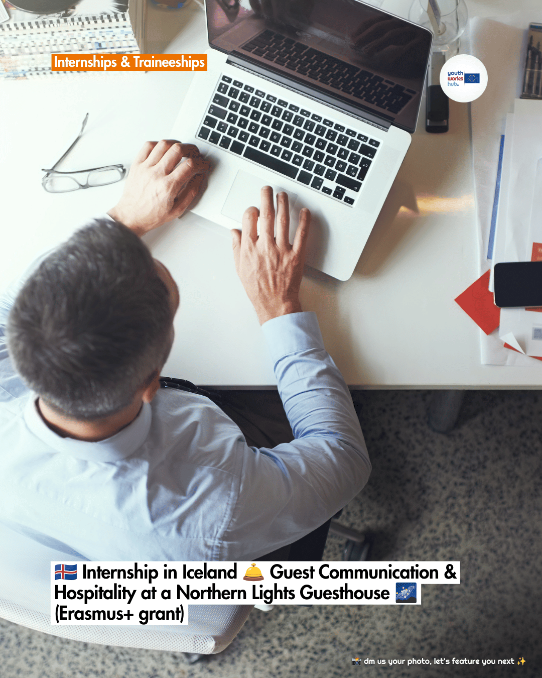 🇮🇸 Internship in Iceland 🛎️ Guest Communication & Hospitality at a Northern Lights Guesthouse 🌌 (Erasmus+ grant)