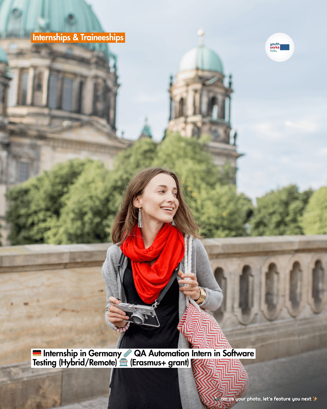 🇩🇪 Internship in Germany 🧪 QA Automation Intern in Software Testing (Hybrid/Remote) 🤖 (Erasmus+ grant)