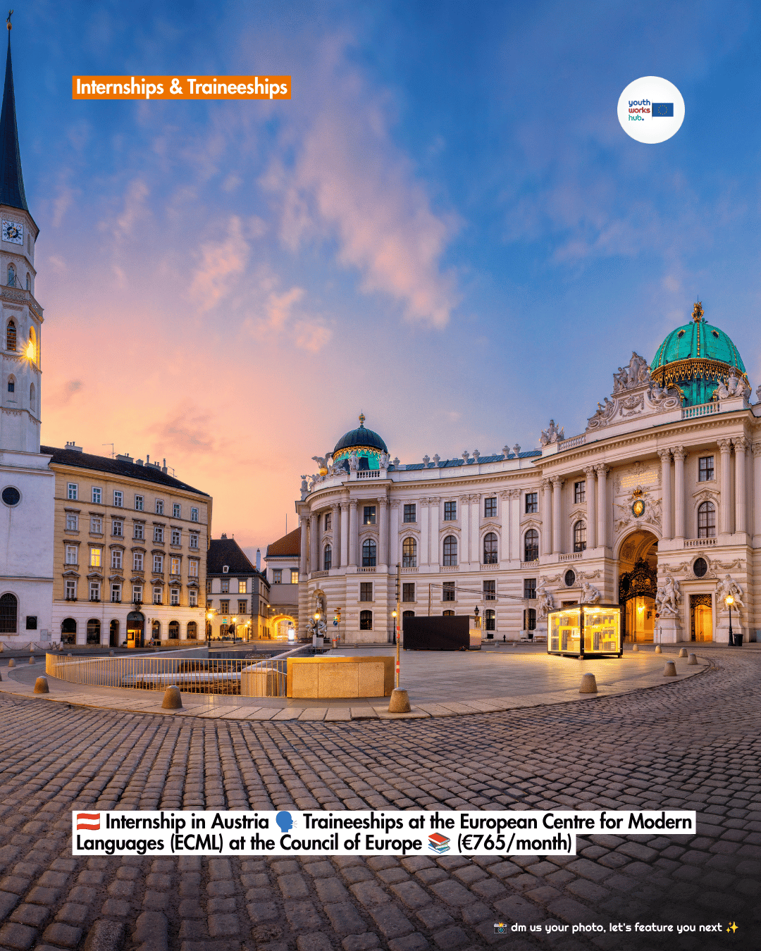 🇦🇹 Internship in Austria 🗣️ Traineeships at the European Centre for Modern Languages (ECML) at the Council of Europe 📚 (€765/month)
