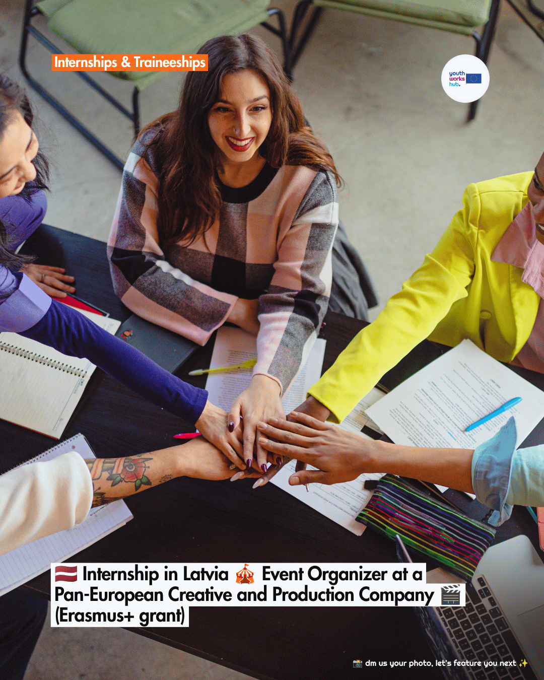 🇱🇻 Internship in Latvia 🎪 Event Organizer at a Pan-European Creative and Production Company 🎬 (Erasmus+ grant)