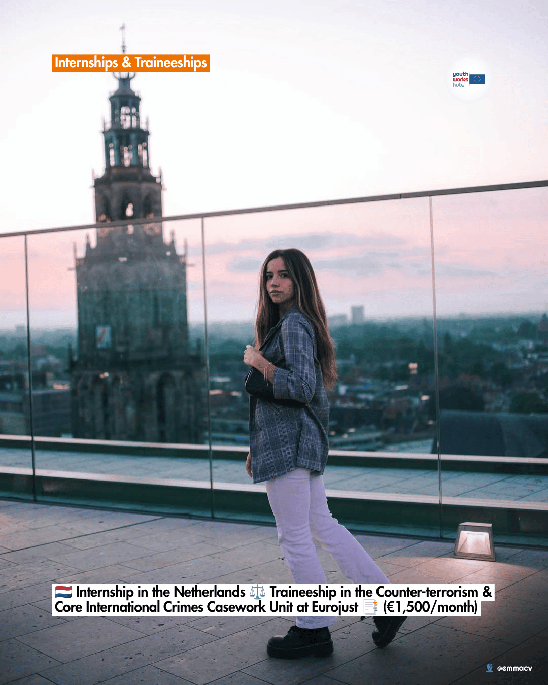 🇳🇱 Internship in the Netherlands ⚖️ Traineeship in the Counter-terrorism & Core International Crimes Casework Unit at Eurojust 📑 (€1,500/month)