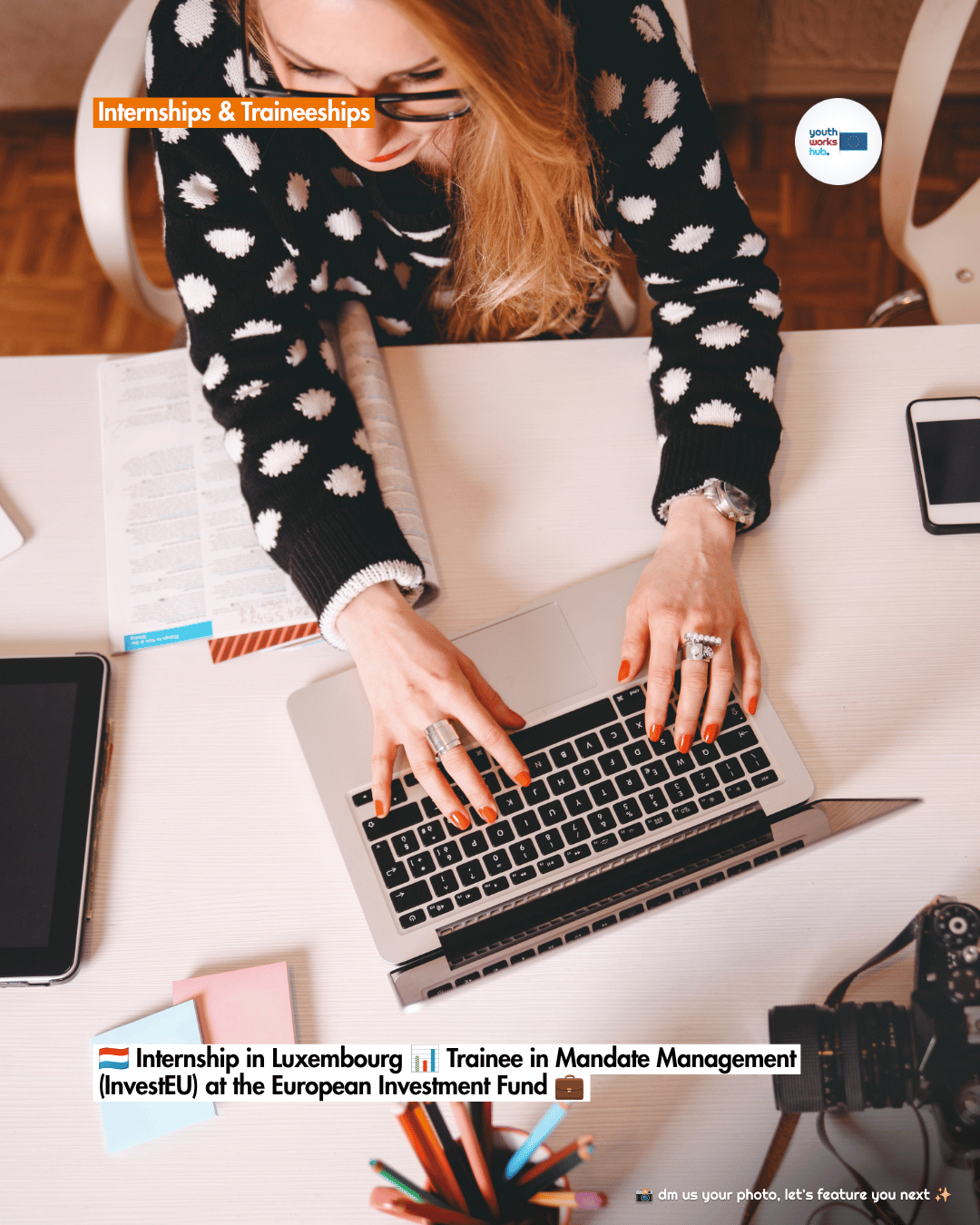 🇱🇺 Internship in Luxembourg 📊 Trainee in Mandate Management (InvestEU) at the European Investment Fund 💼