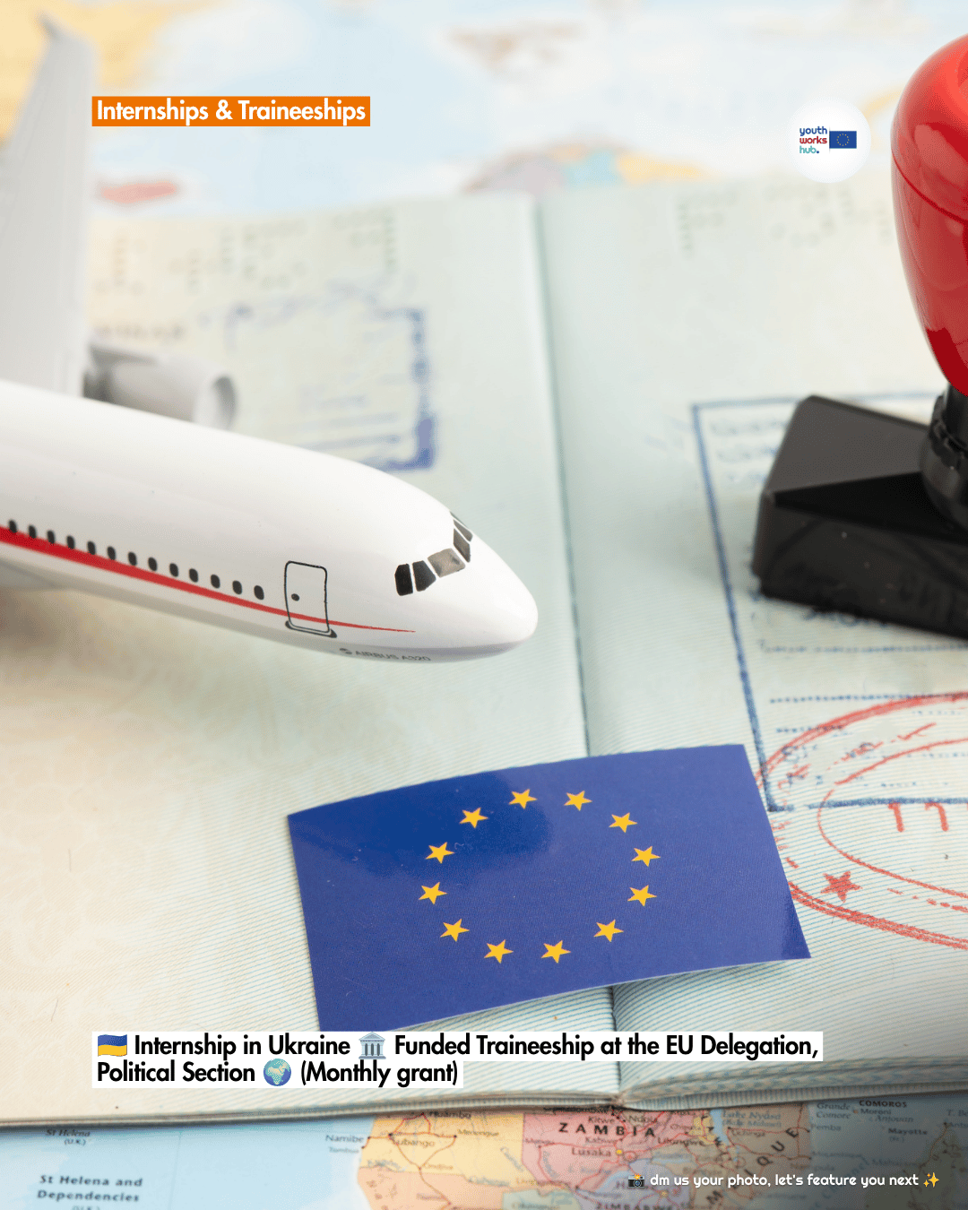 🇺🇦 Internship in Ukraine 🏛️ Funded Traineeship at the EU Delegation, Political Section 🌍 (Monthly grant)