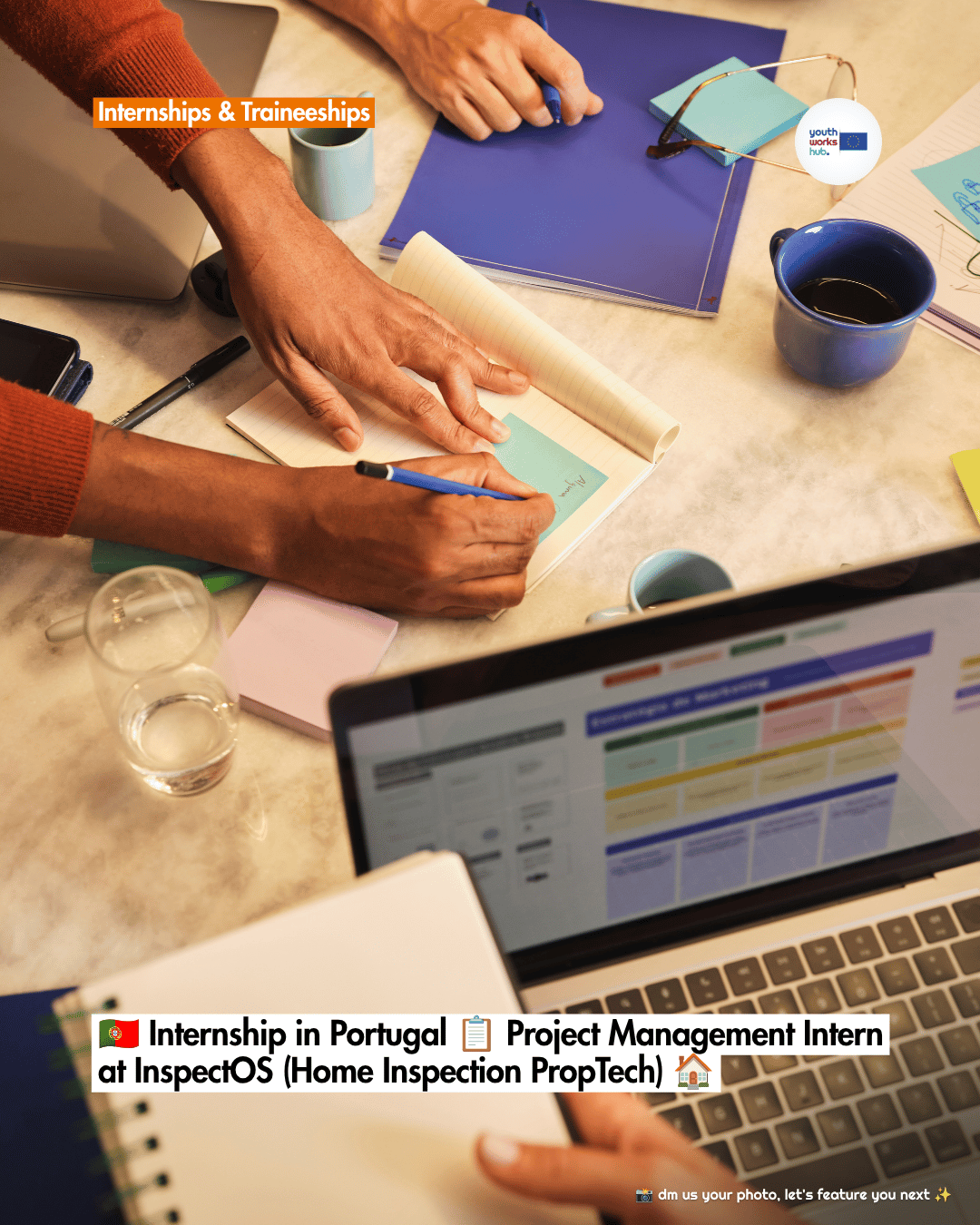 🇵🇹 Internship in Portugal 📋 Project Management Intern at InspectOS (Home Inspection PropTech) 🏠
