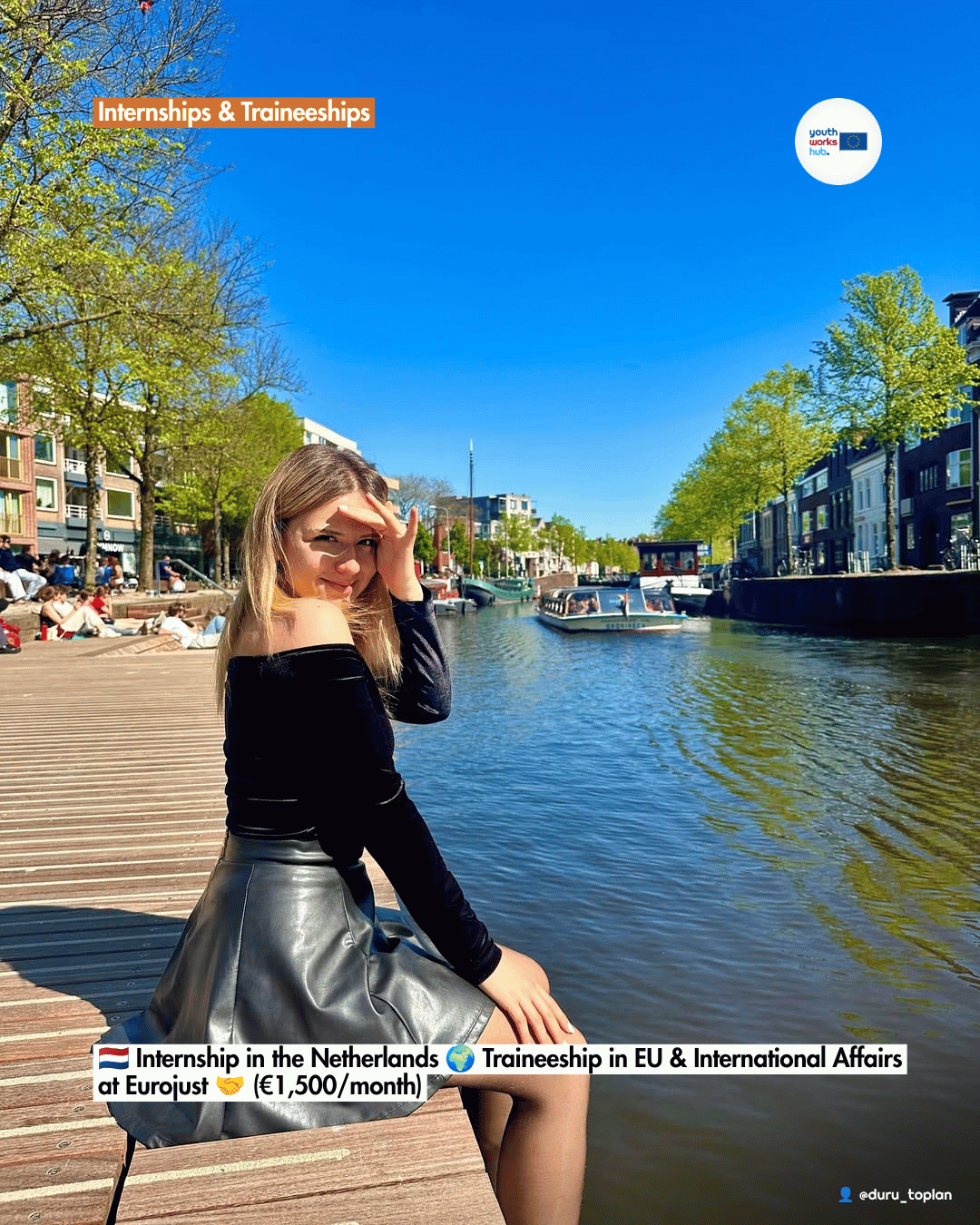 🇳🇱 Internship in the Netherlands 🌍 Traineeship in EU & International Affairs at Eurojust 🤝 (€1,500/month)