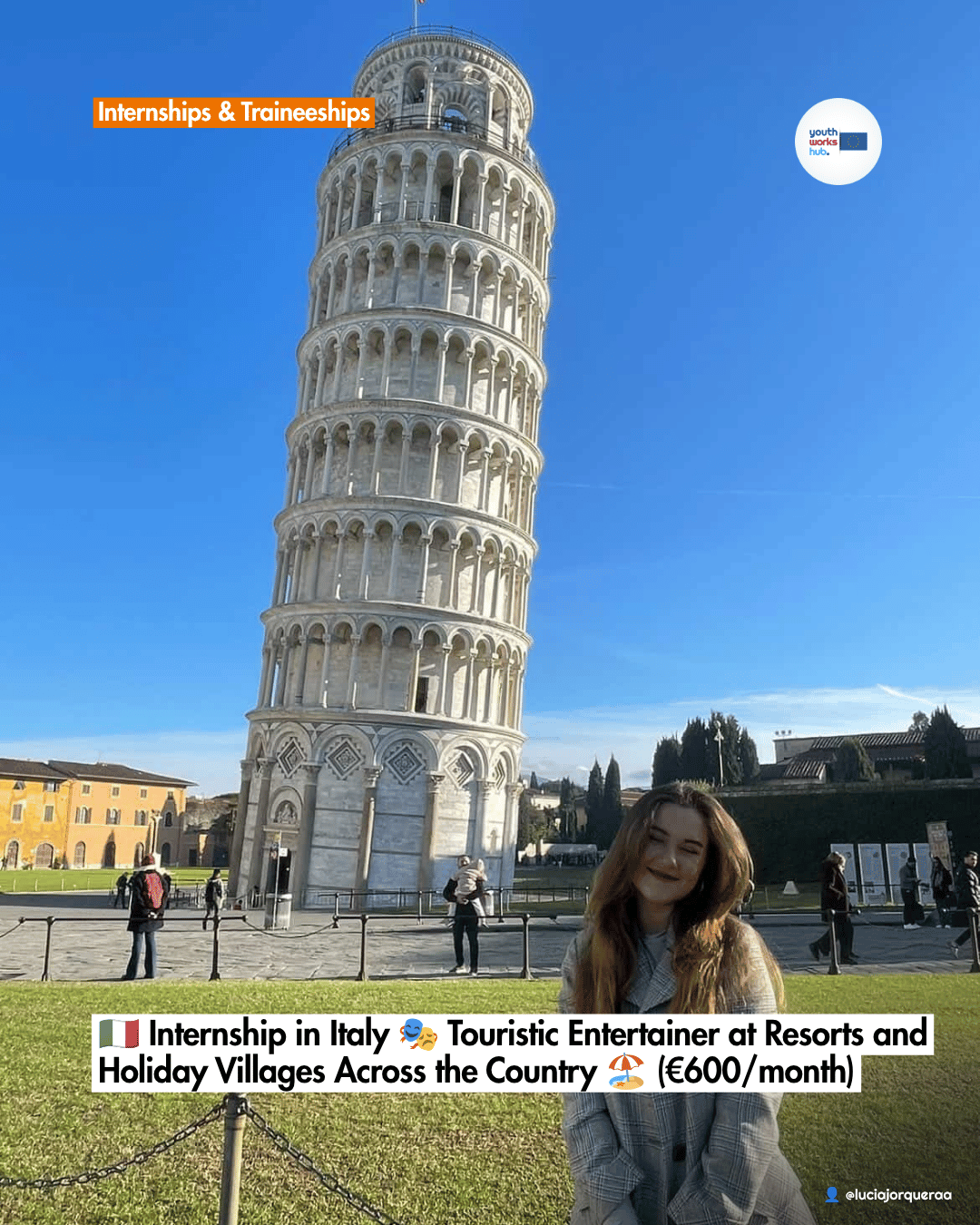 🇮🇹 Internship in Italy 🎭 Touristic Entertainer at Resorts and Holiday Villages Across the Country 🏖️ (€600/month)