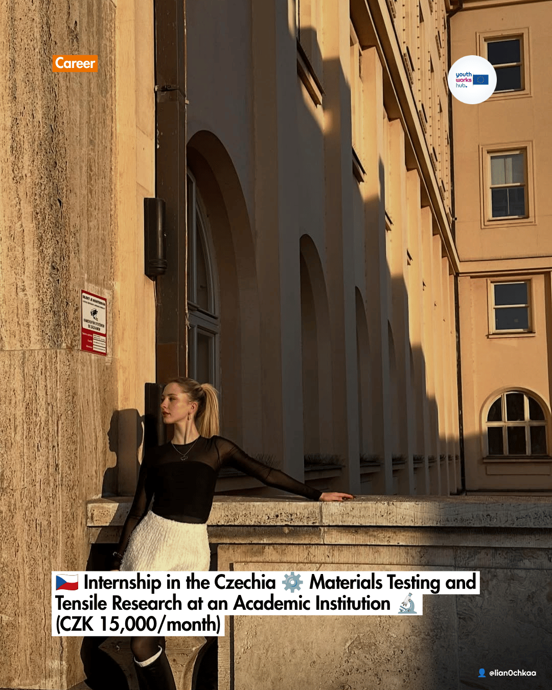 🇨🇿 Internship in the Czech Republic ⚙️ Materials Testing and Tensile Research at an Academic Institution 🔬 (CZK 15,000/month)