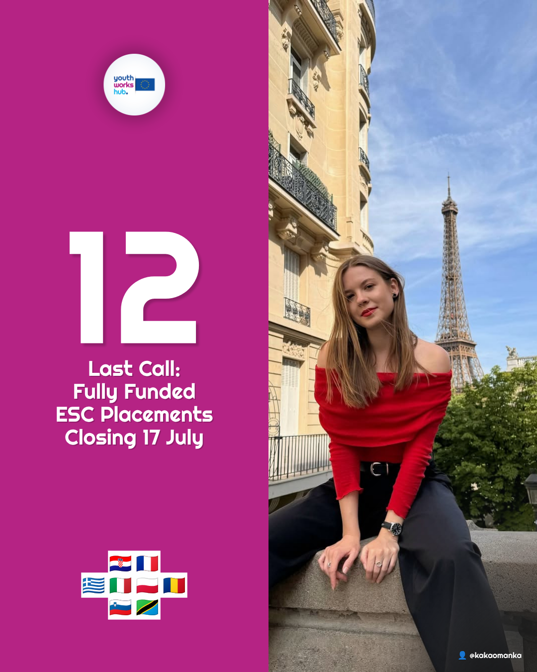 🚨 12 Fully Funded ESC Placements Closing 17 July — Wildlife Conservation in Greece, Nursery Building in Tanzania & Four Italian Openings