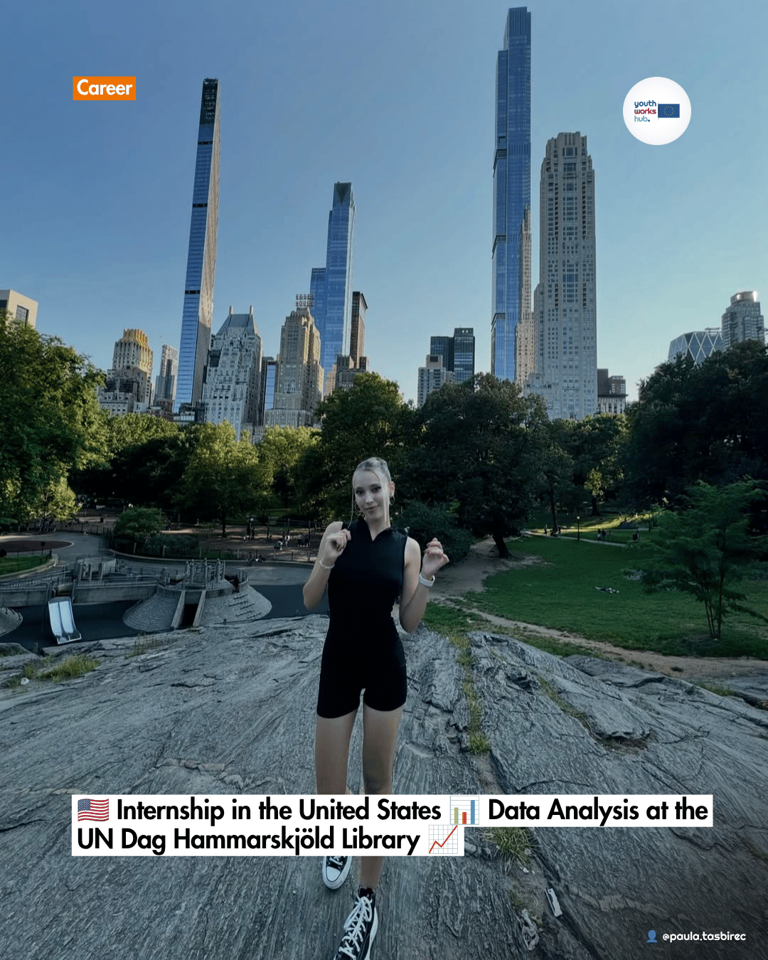 🇺🇸 Internship in the United States 📊 Data Analysis at the UN Dag Hammarskjöld Library 📈