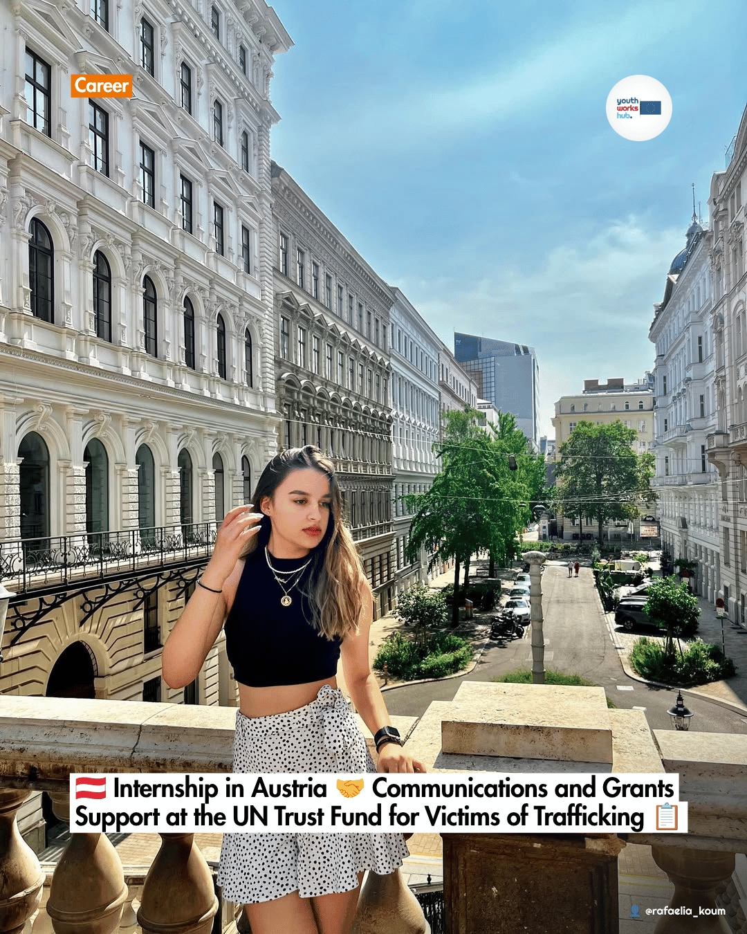🇦🇹 Internship in Austria 🤝 Communications and Grants Support at the UN Trust Fund for Victims of Trafficking 📋