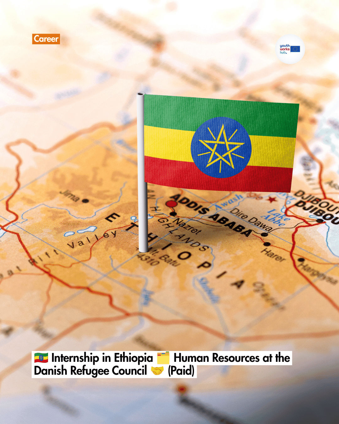 🇪🇹 Internship in Ethiopia 🗂️ Human Resources at the Danish Refugee Council 🤝 (Paid)