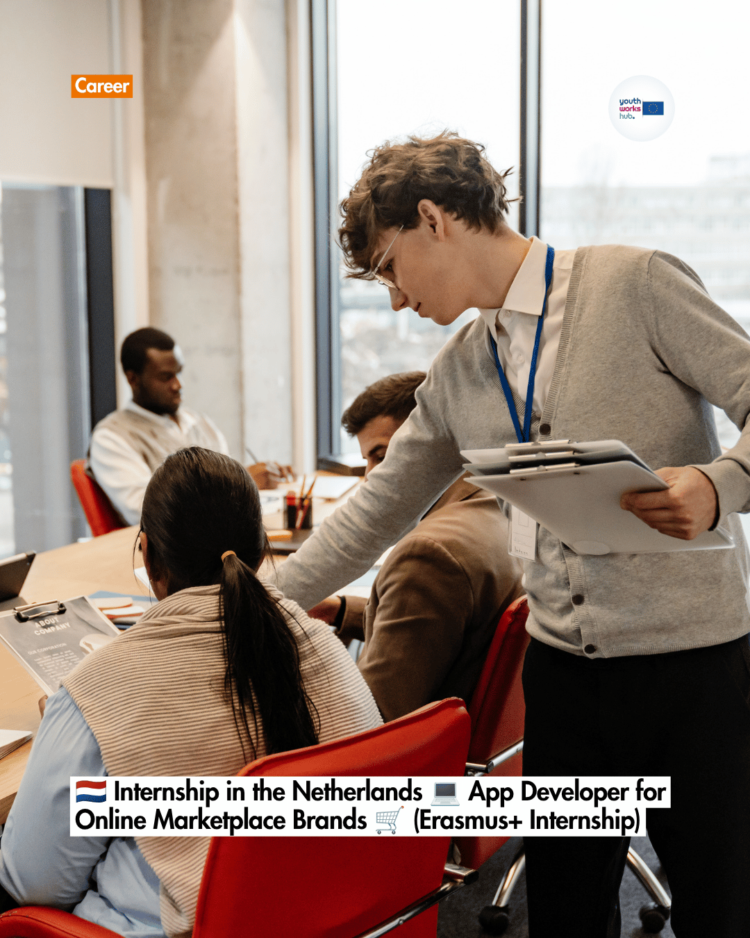 🇳🇱 Internship in the Netherlands 💻 App Developer for Online Marketplace Brands 🛒 (€100/month, Erasmus+ Internship)