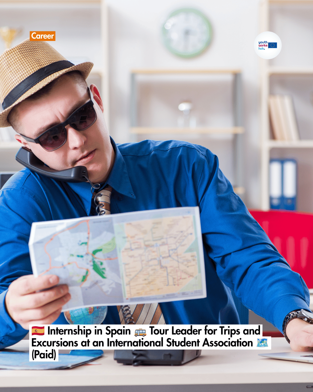🇪🇸 Internship in Spain 🚌 Tour Leader for Trips and Excursions at an International Student Association 🗺️ (Paid)