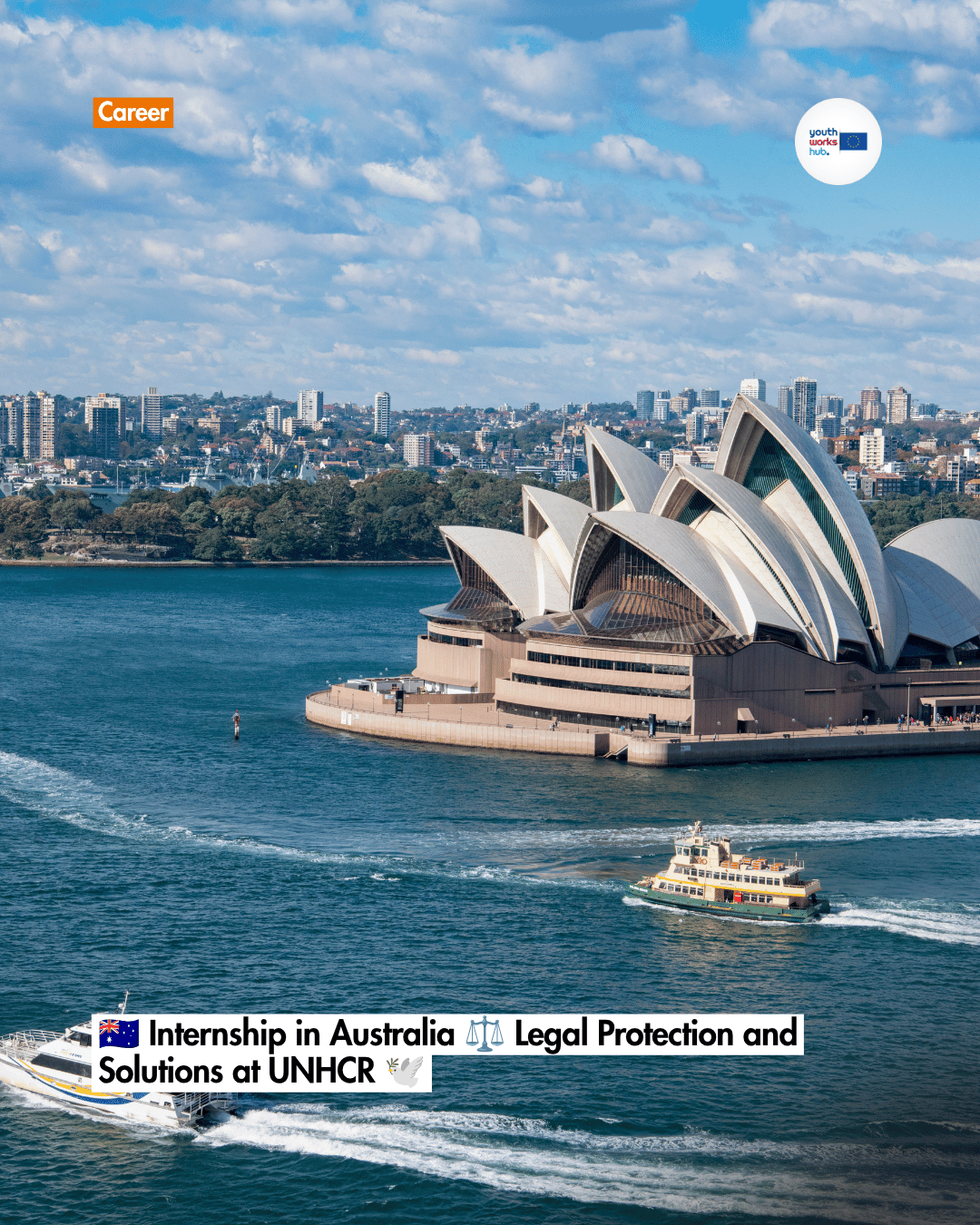 🇦🇺 Internship in Australia ⚖️ Legal Protection and Solutions at UNHCR 🕊️