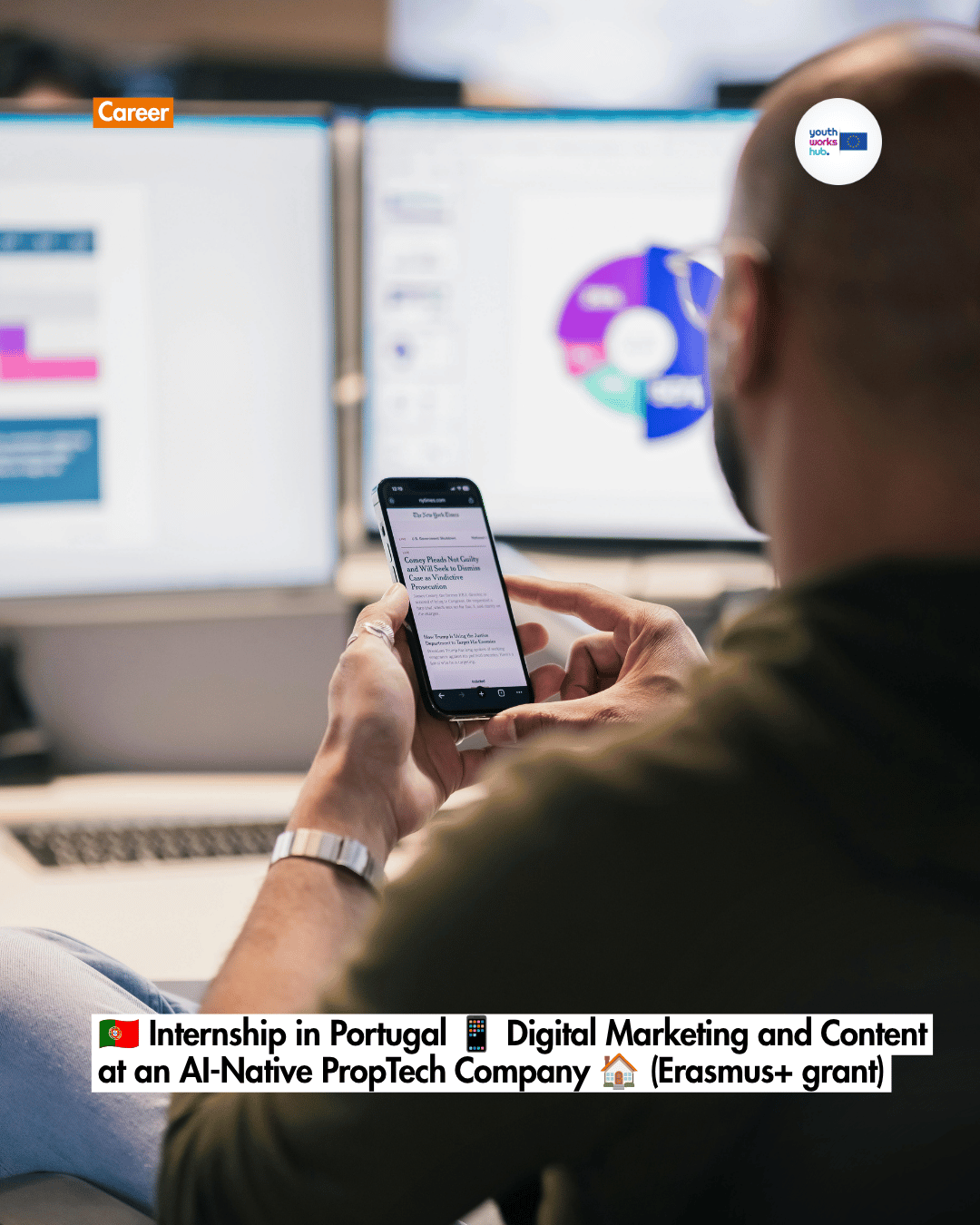 🇵🇹 Internship in Portugal 📱 Digital Marketing and Content at an AI-Native PropTech Company 🏠 (Erasmus+ grant)