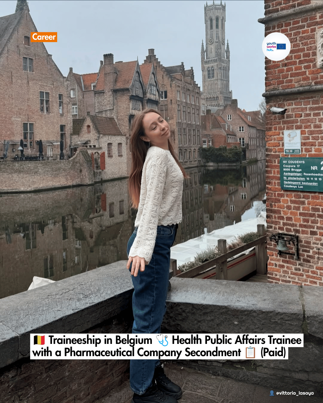 🇧🇪 Traineeship in Belgium 🩺 Health Public Affairs Trainee with a Pharmaceutical Company Secondment 📋 (Paid)