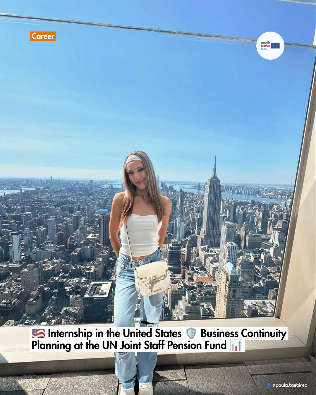 🇺🇸 Internship in the United States 🛡️ Business Continuity Planning at the UN Joint Staff Pension Fund 📊