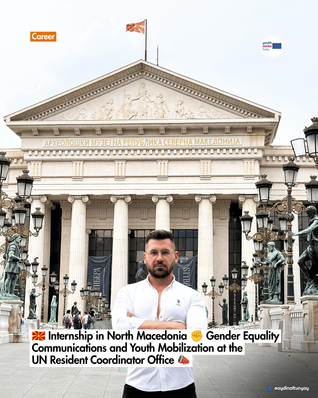 🇲🇰 Internship in North Macedonia ✊ Gender Equality Communications and Youth Mobilization at the UN Resident Coordinator Office 📣
