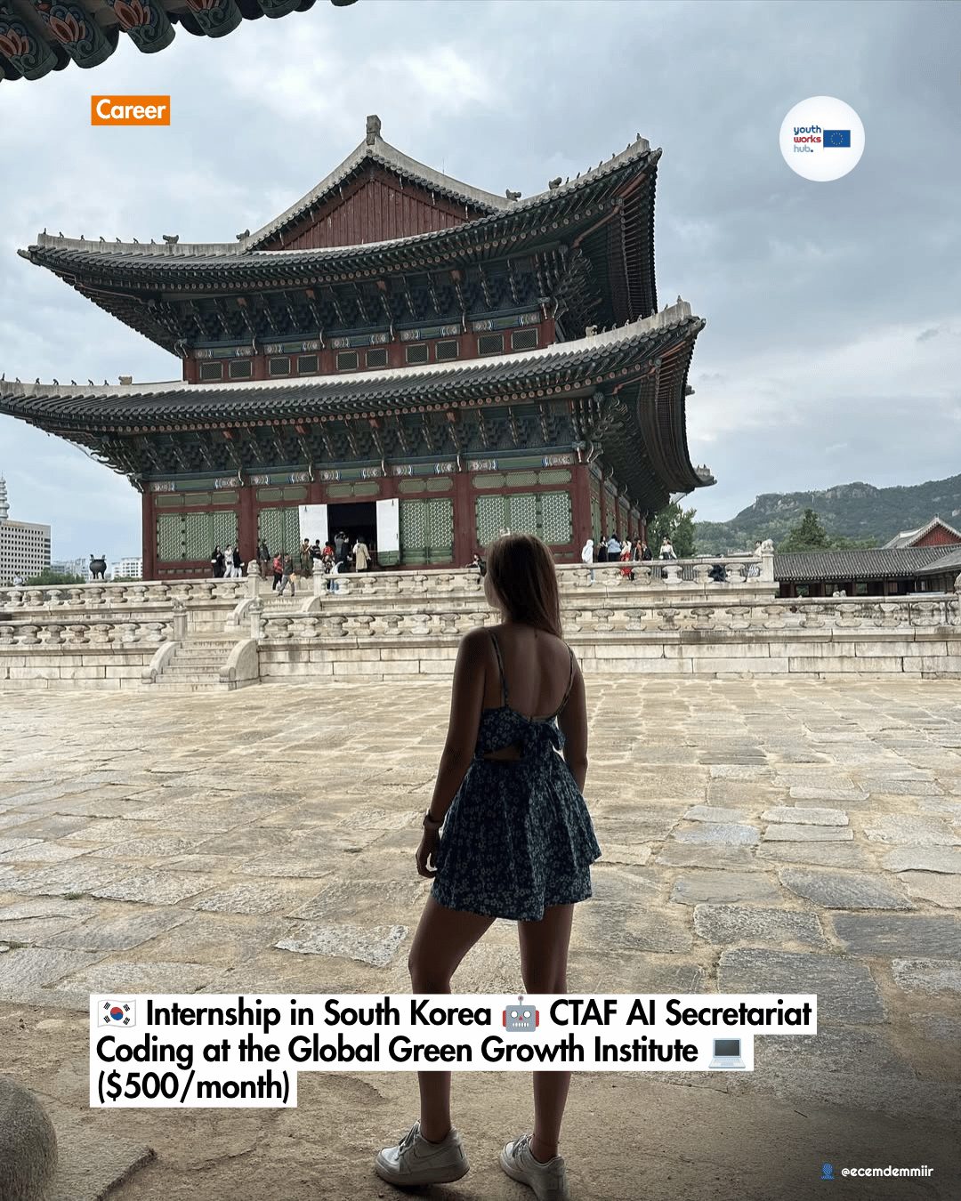 🇰🇷 Internship in South Korea 🤖 CTAF AI Secretariat Coding at the Global Green Growth Institute 💻 ($500/month)