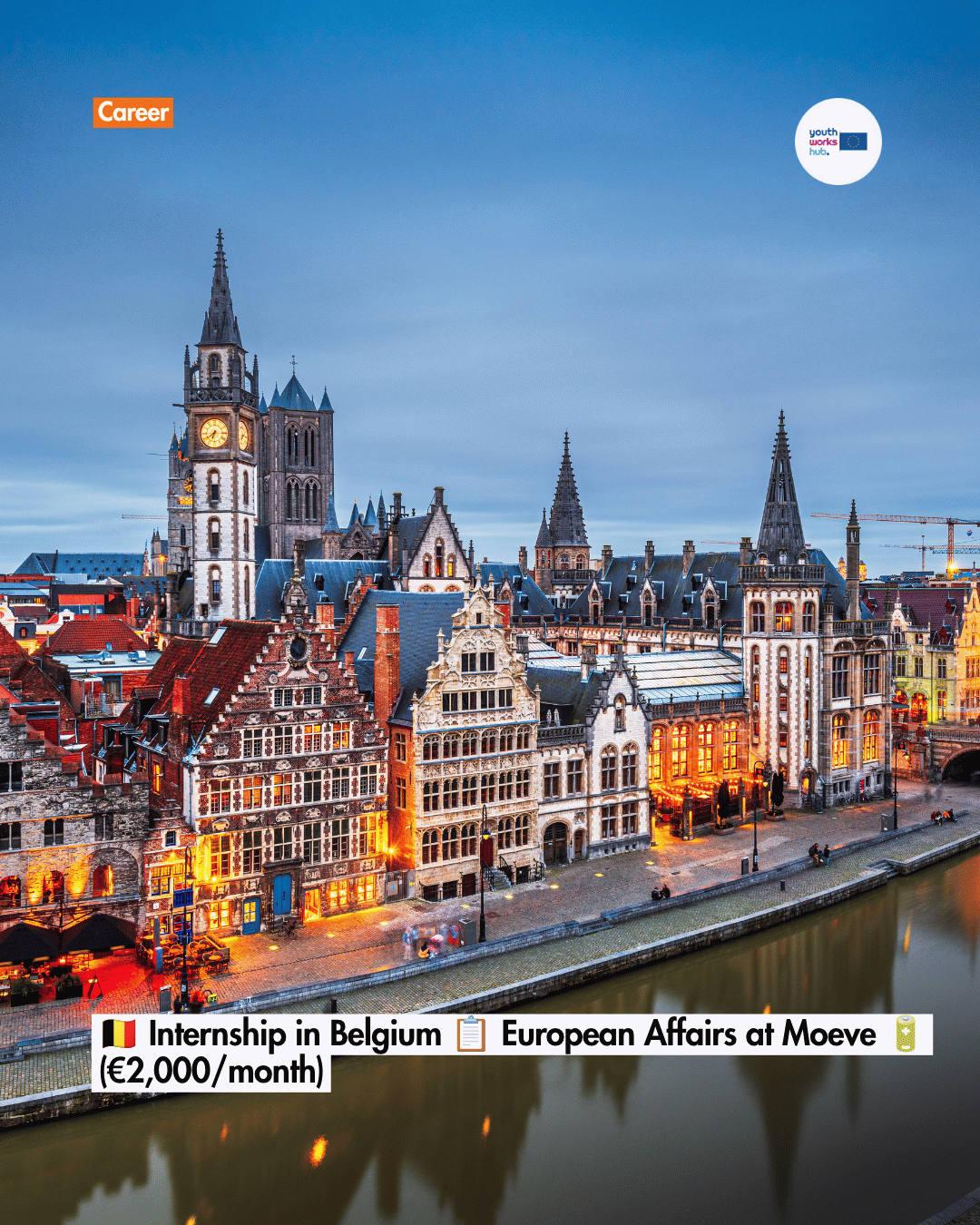 🇧🇪 Internship in Belgium 📋 European Affairs at Moeve 🔋 (€2,000/month)