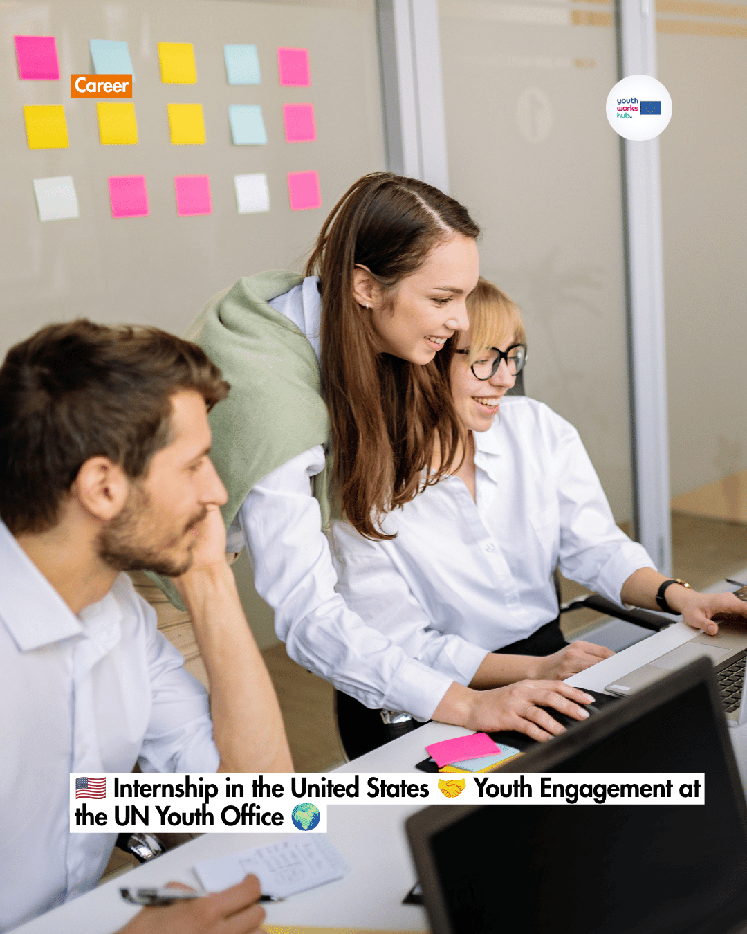 🇺🇸 Internship in the United States 🤝 Youth Engagement at the UN Youth Office 🌍