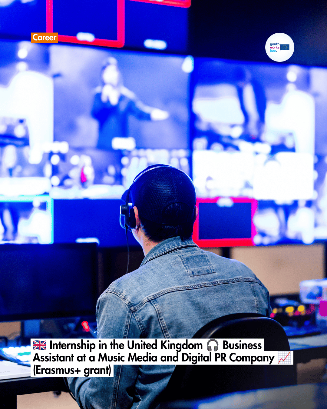 🇬🇧 Internship in the United Kingdom 🎧 Business Assistant at a Music Media and Digital PR Company 📈 (Erasmus+ grant)