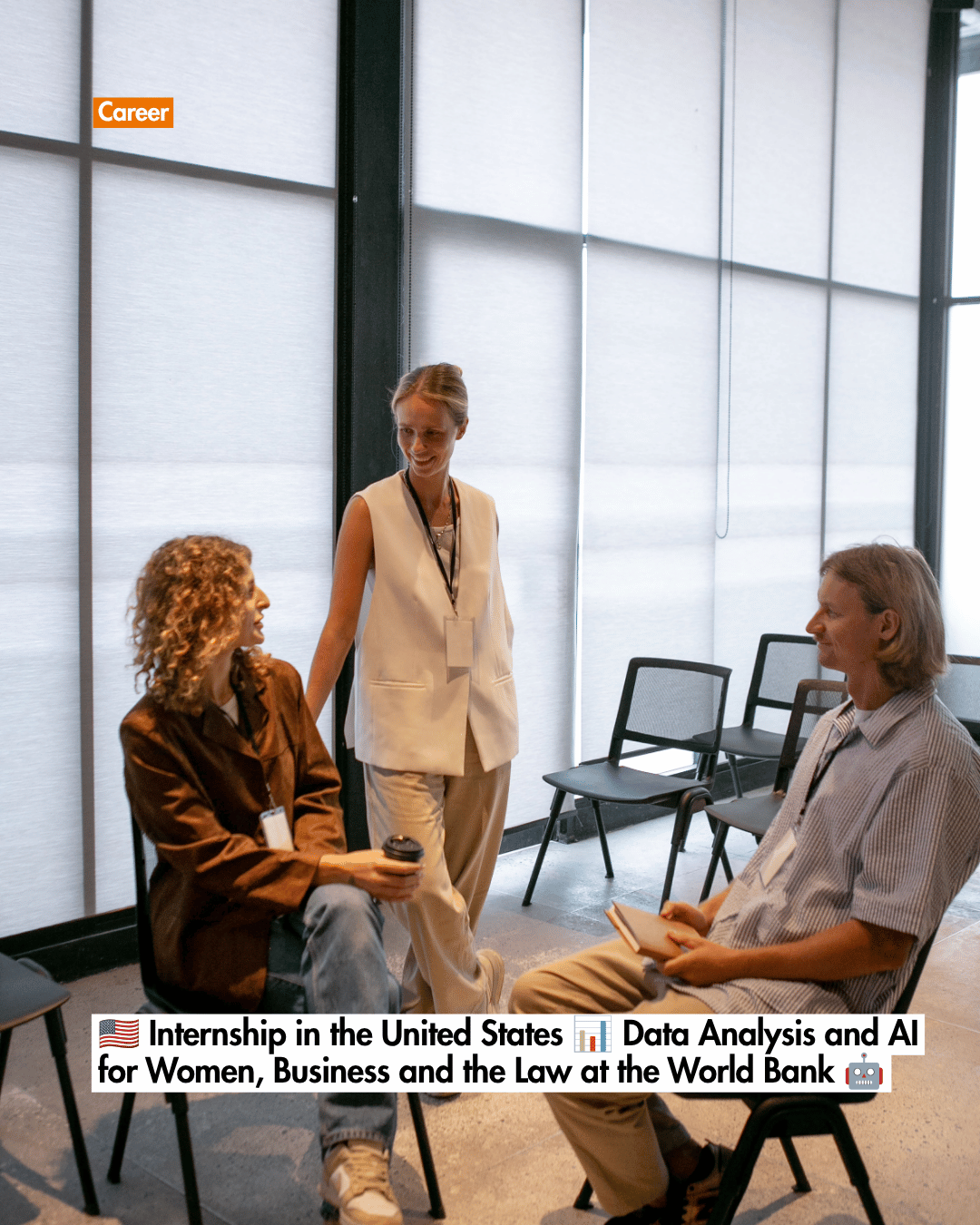 🇺🇸 Internship in the United States 📊 Data Analysis and AI for Women, Business and the Law at the World Bank 🤖