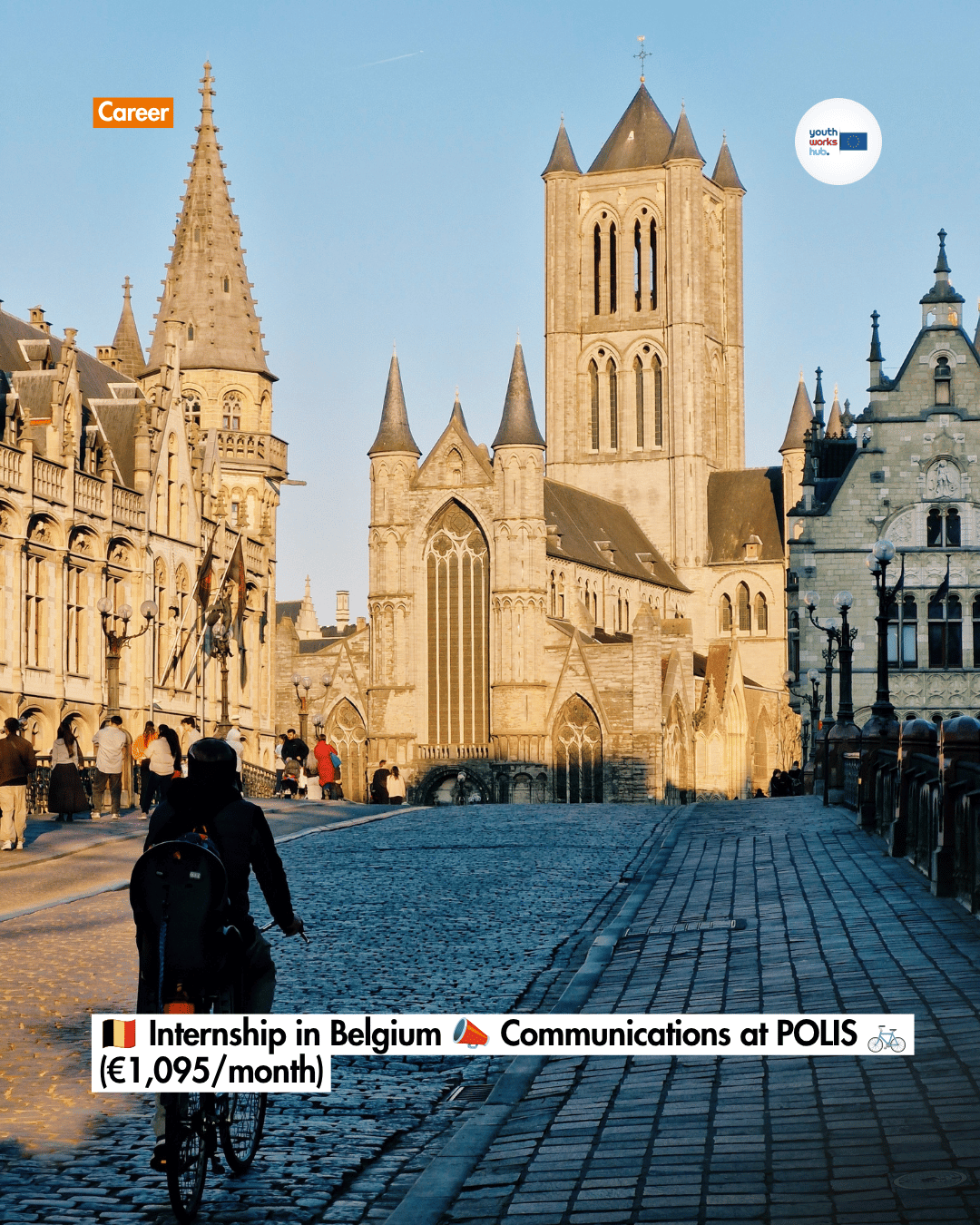 🇧🇪 Internship in Belgium 📣 Communications at POLIS 🚲 (€1,095/month)