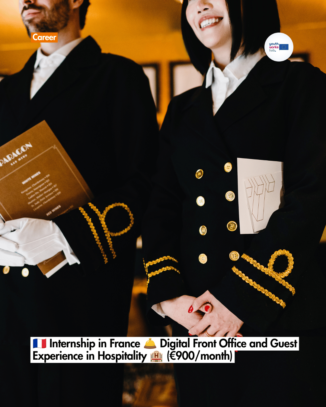 🇫🇷 Internship in France 🛎️ Digital Front Office and Guest Experience in Hospitality 🏨 (€900/month)