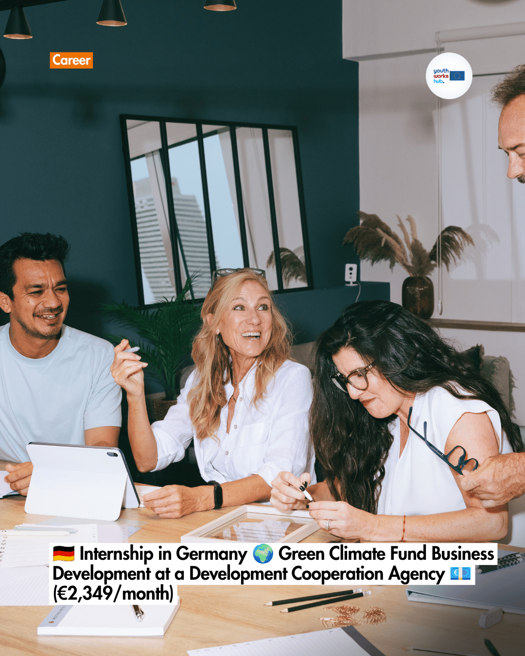 🇩🇪 Internship in Germany 🌍 Green Climate Fund Business Development at a Development Cooperation Agency 💶 (€2,349/month)