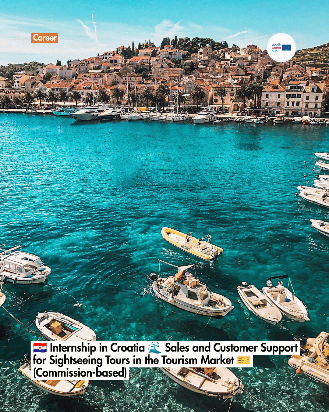 🇭🇷 Internship in Croatia 🌊 Sales and Customer Support for Sightseeing Tours in the Tourism Market 🎫 (Commission-based)