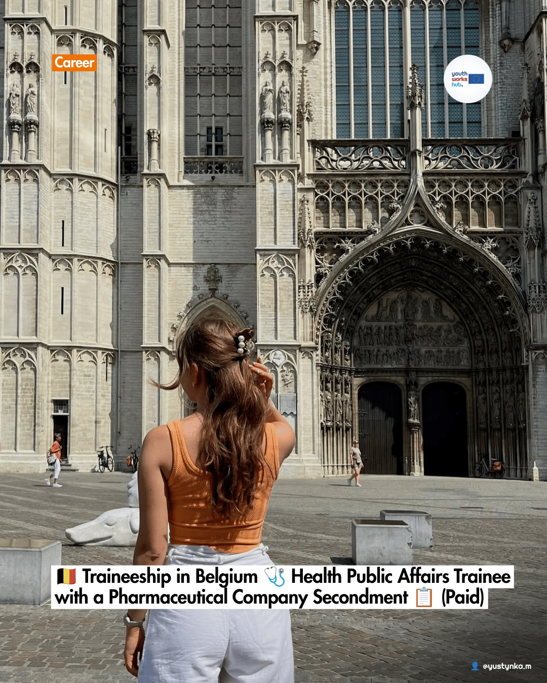 🇧🇪 Traineeship in Belgium 🩺 Health Public Affairs Trainee with a Pharmaceutical Company Secondment 📋 (Paid)