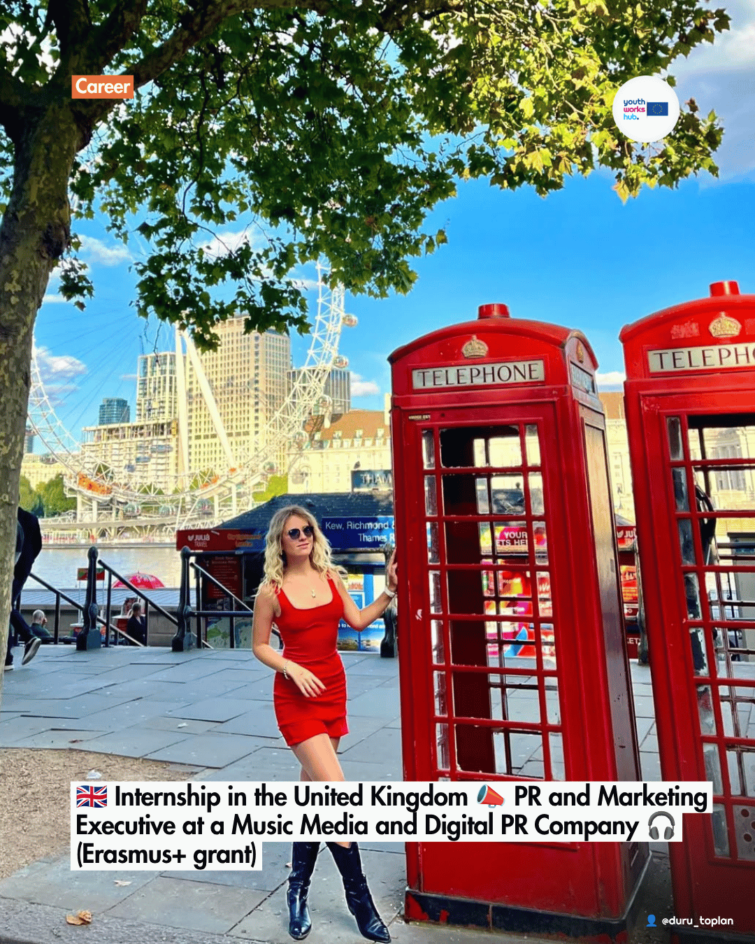 🇬🇧 Internship in the United Kingdom 📣 PR and Marketing Executive at a Music Media and Digital PR Company 🎧 (Erasmus+ grant)