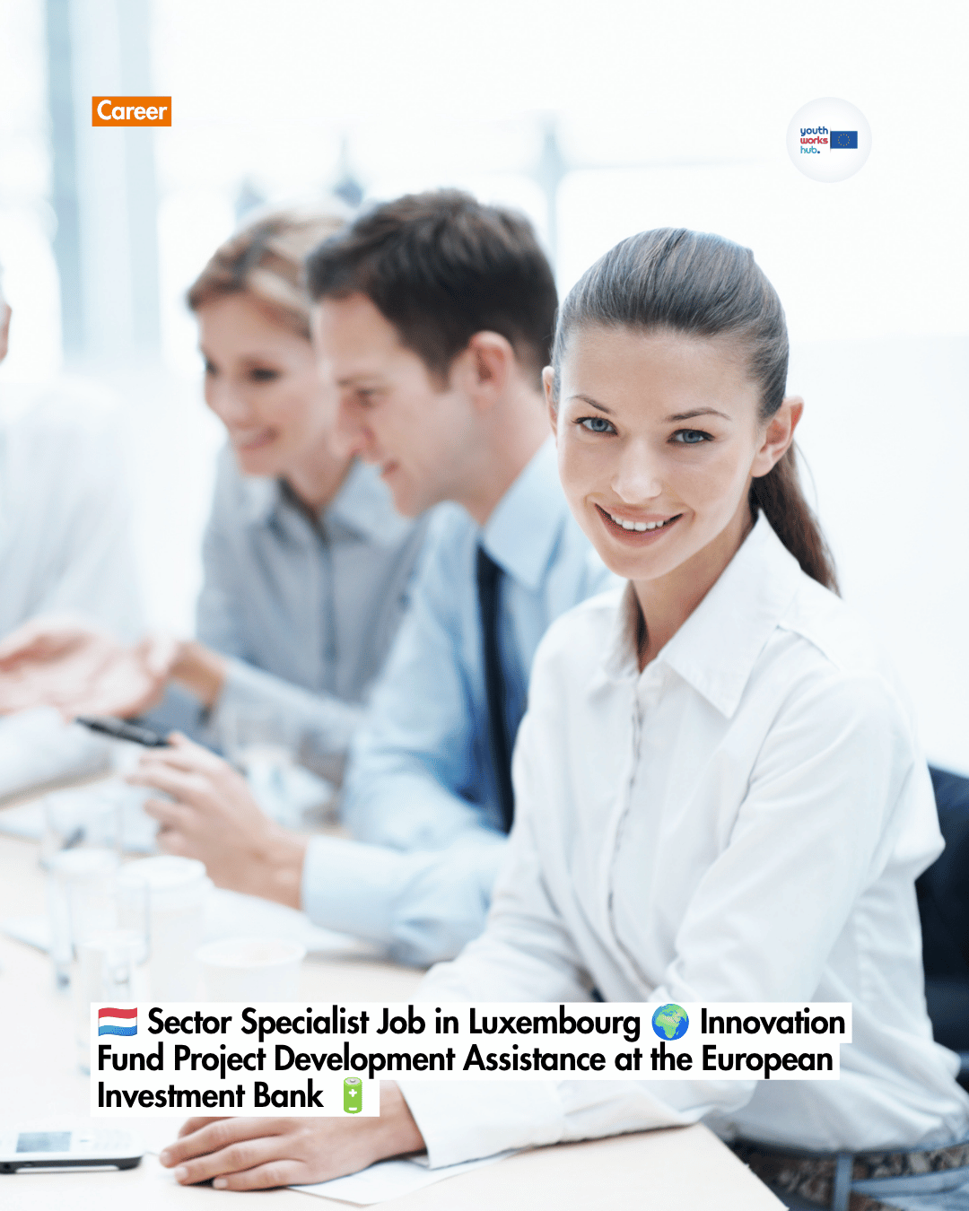 🇱🇺 Sector Specialist Job in Luxembourg 🌍 Innovation Fund Project Development Assistance at the European Investment Bank 🔋