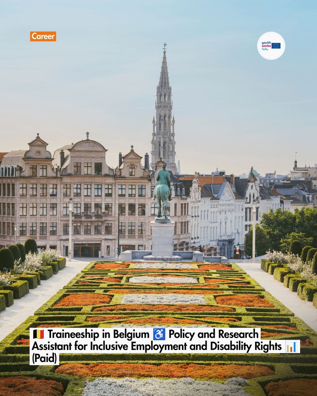 🇧🇪 Traineeship in Belgium ♿ Policy and Research Assistant for Inclusive Employment and Disability Rights 📊 (Paid)