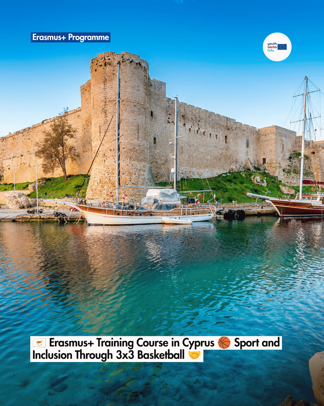 🇨🇾 Erasmus+ Training Course in Cyprus 🏀 Sport and Inclusion Through 3x3 Basketball 🤝