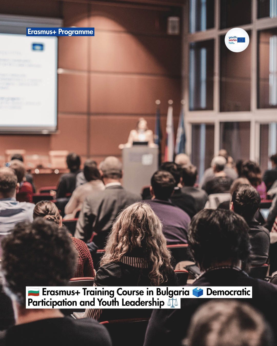 🇧🇬 Erasmus+ Training Course in Bulgaria 🗳️ Democratic Participation and Youth Leadership ⚖️