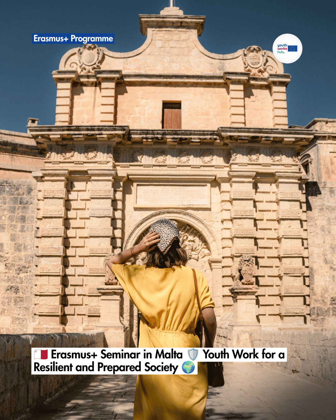 🇲🇹 Erasmus+ Seminar in Malta 🛡️ Youth Work for a Resilient and Prepared Society 🌍